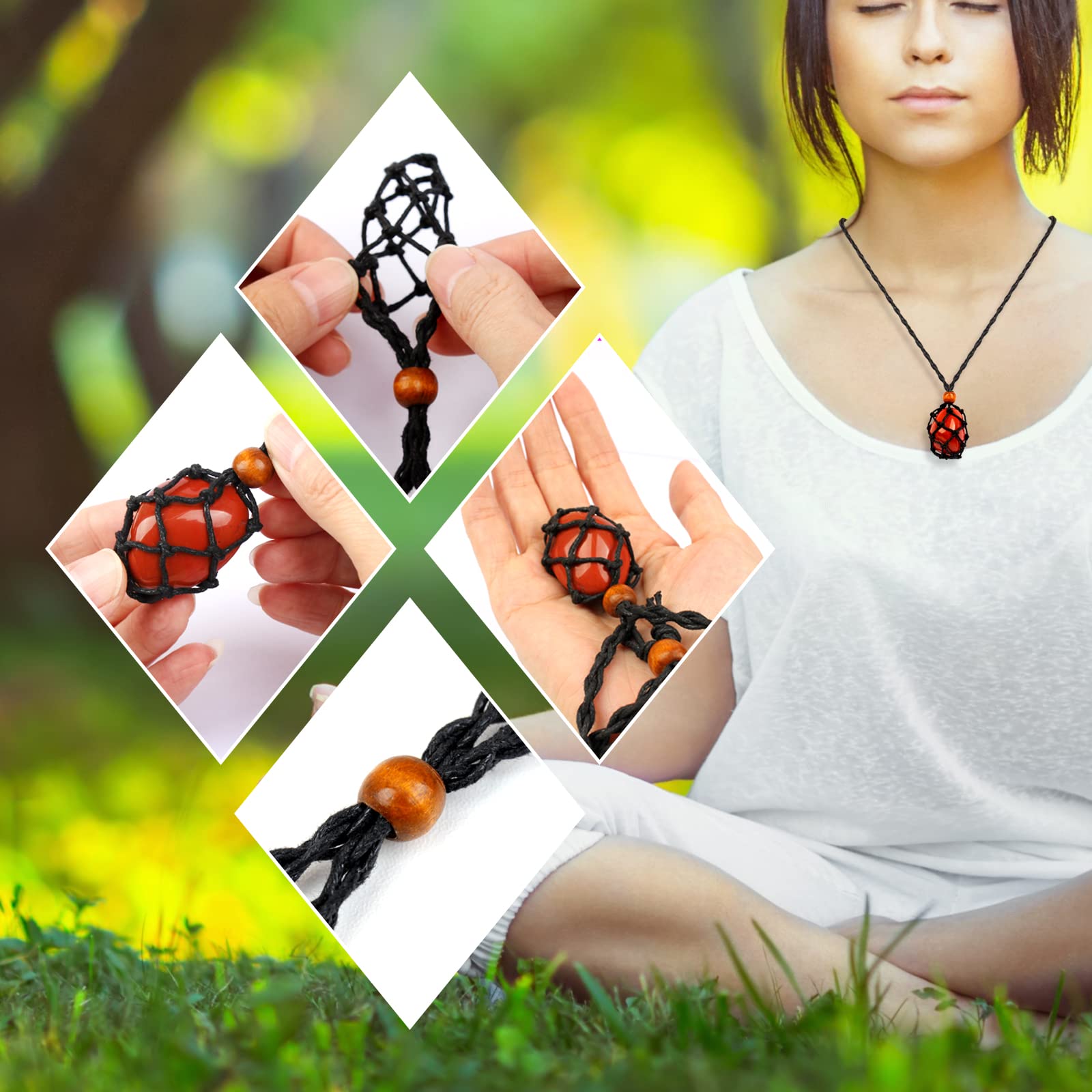 Horóscopo Orgone Pirámide ，Gemini Cristal Curativo Set de Regalo ，Zodiac Signo Piedras a Companion Birthstone, para la Astrología ，Reiki，Energy, Meditación