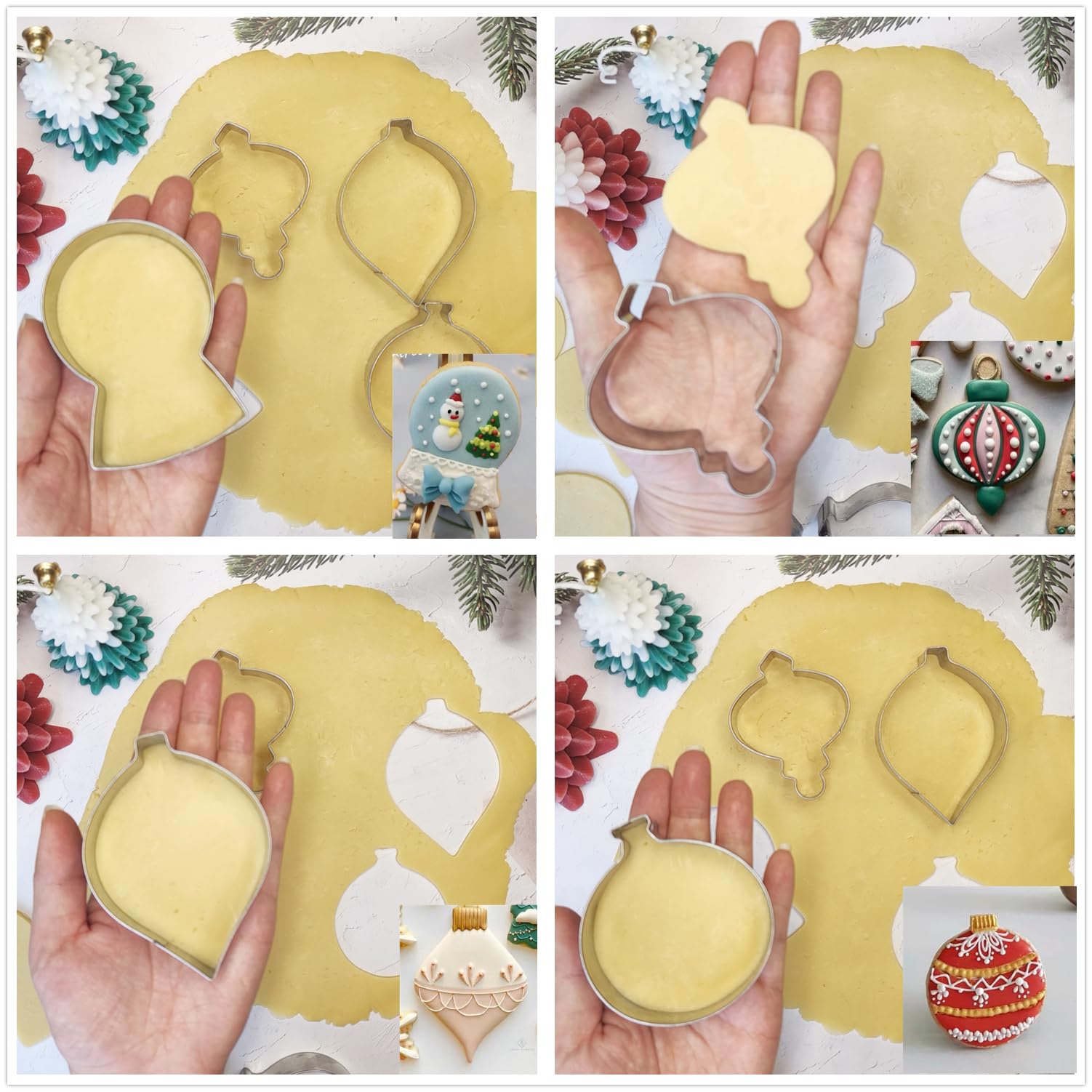Adornos navideños cortadores de galletas