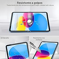 Vista 5 de ProCase Paquete de 2 protectores de pantalla para iPad A16 2025 de 11ª/10ª generación 2022 (11 pulgadas/10.9), protector de película de vidrio