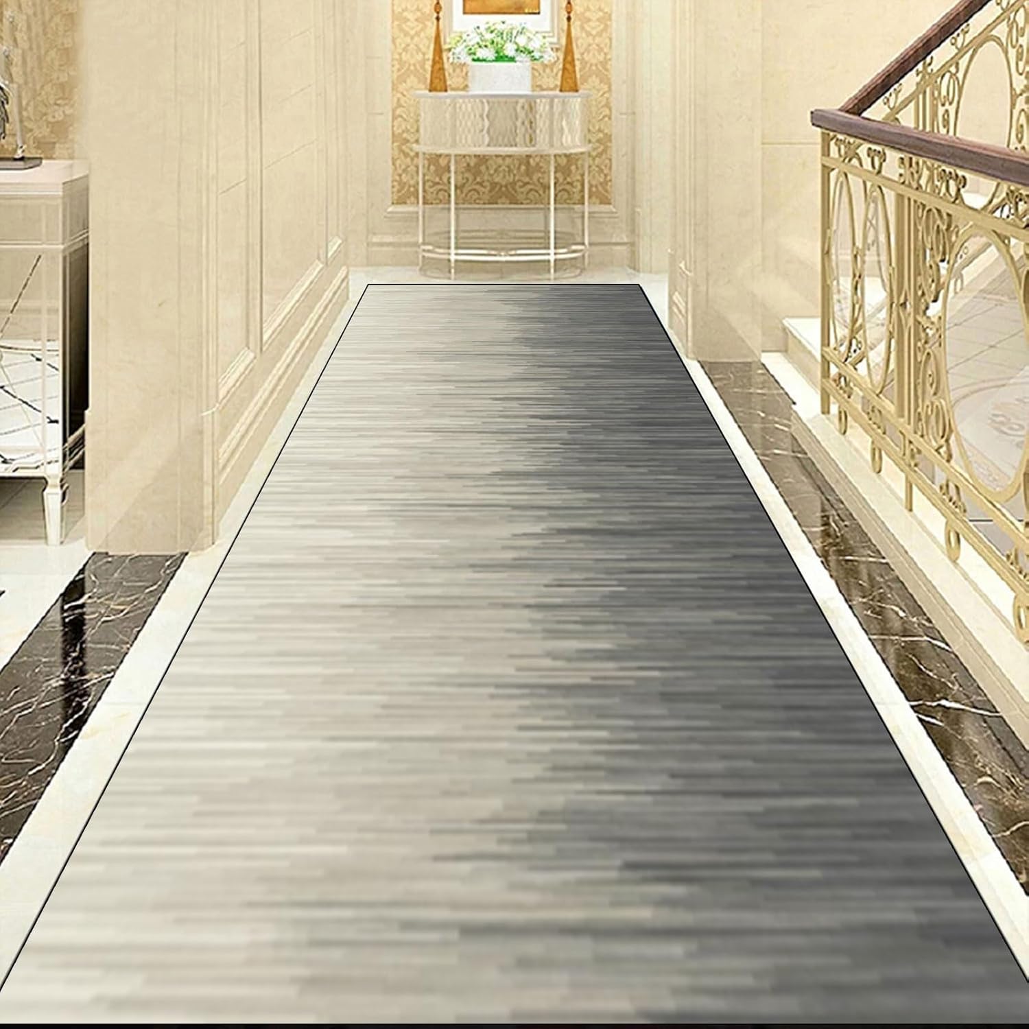 Runner Rug Long Door Mat Dirt Trapper,Non Slip Hallway Carpet Runner