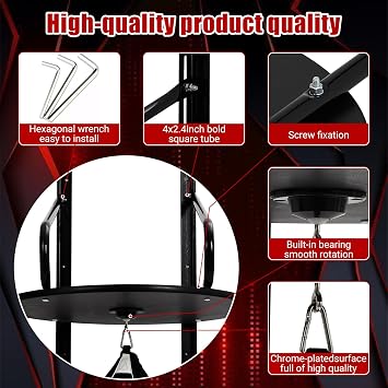 Adjustable Height Boxing Speed Bag Wall Mount Platform Training Kit