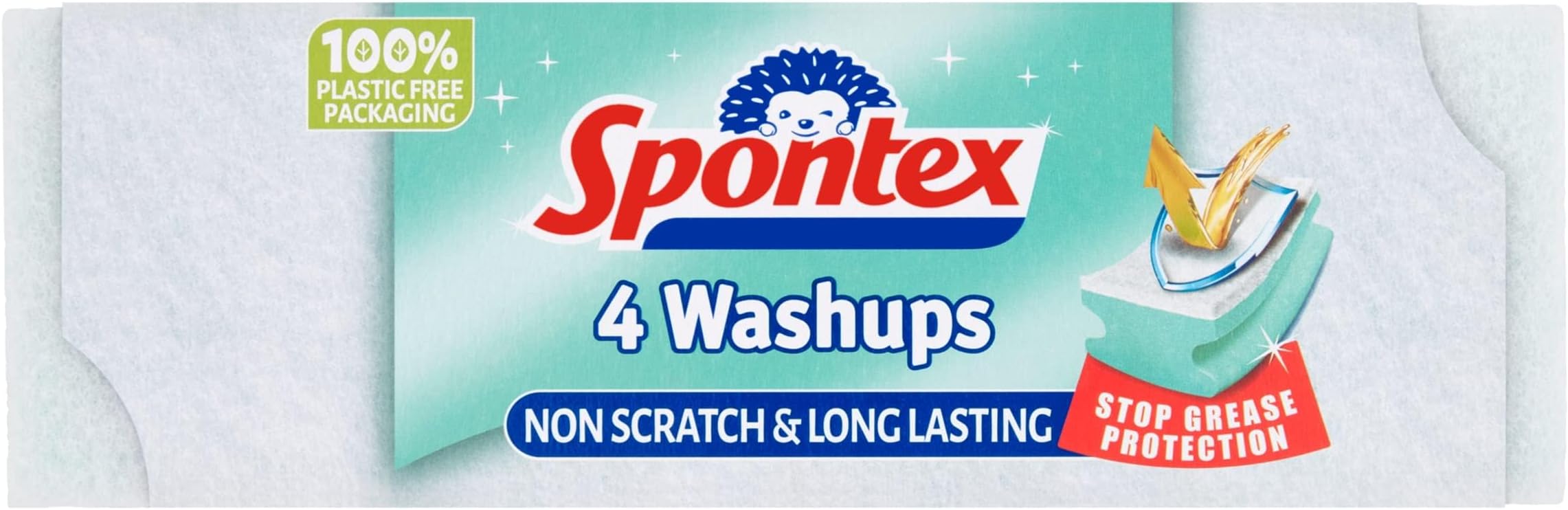 4 Washups Non Scratch Sponge Scourers