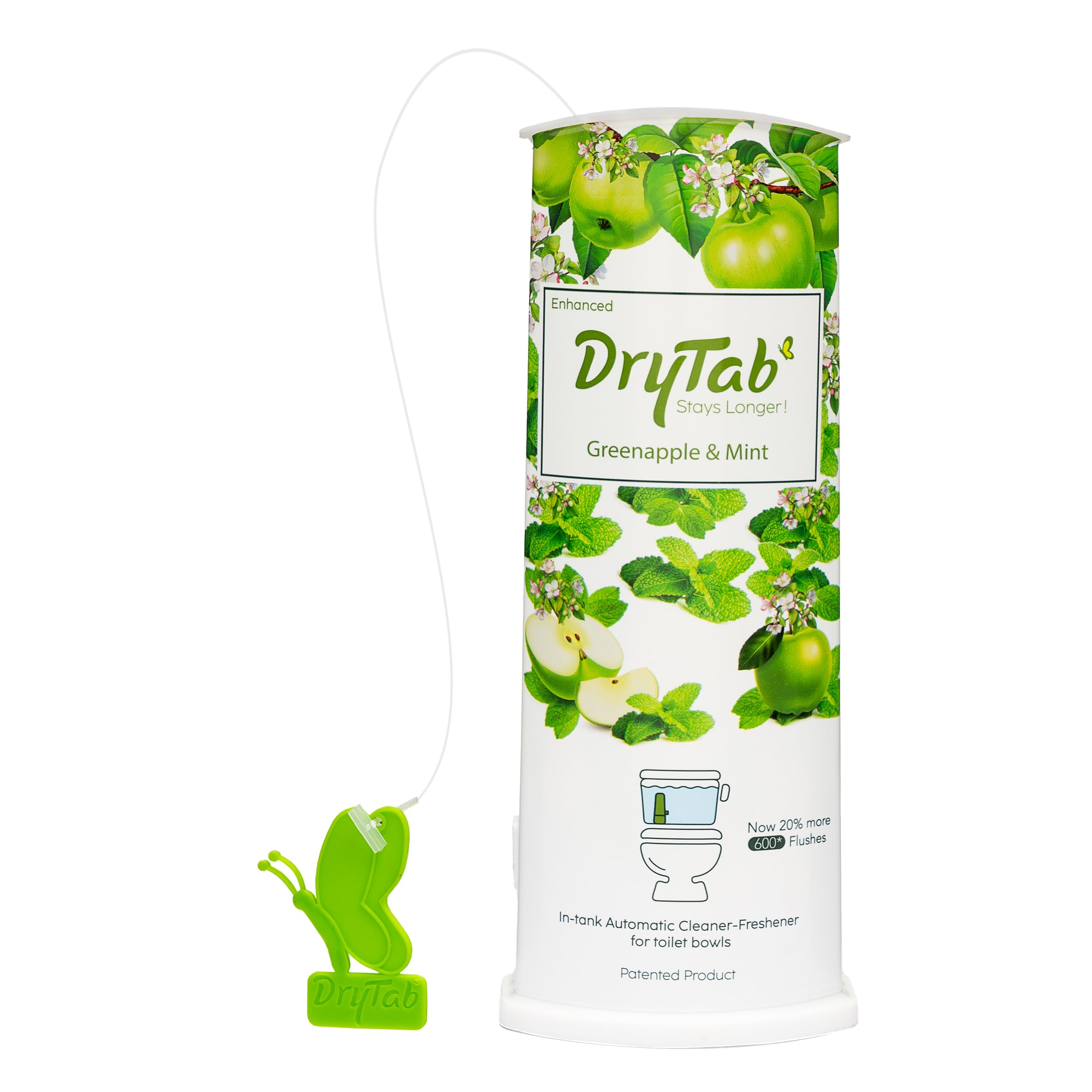 DryTab In-tank Automatic Cleaner-Freshener for Toilet Bowls (Greenapple & Mint) (180g Pack of 1) (B0D2TFDPZ3) Amazon Price History, Amazon Price Tracker