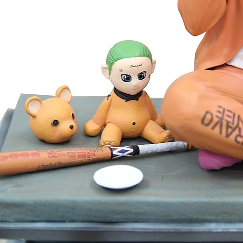 Miniatura 7 de XIGFK The Dark Knight Joker Girlfriend - Figura de acción de lujo, modelo coleccionable de 9.8 pulgadas, multicolor