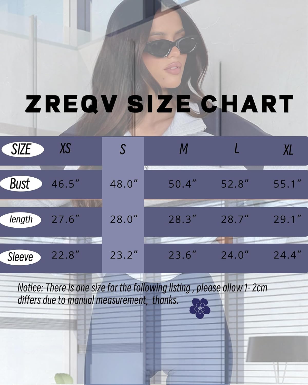 Sweatshirts for Women Cropped Pullover Fleece Quarter Half Zip Hoodies Loose Fit Tops Fall Outfits Sweaters Y2K Clothes - Image 6