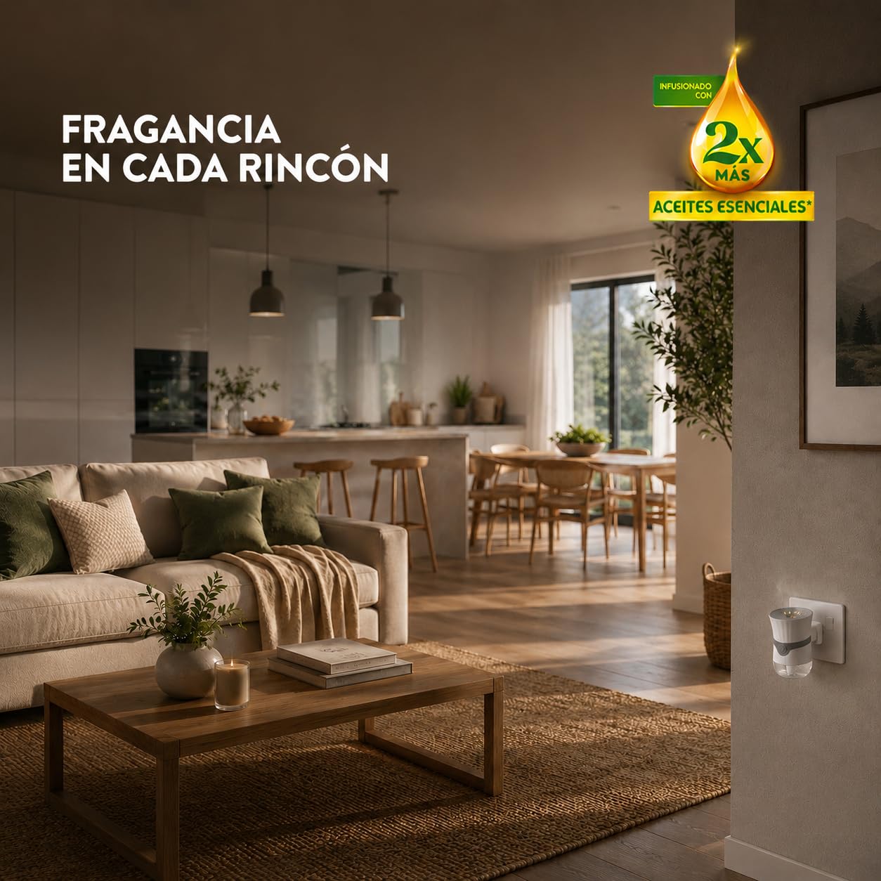 Air Wick Eléctrico - Recambio de Ambientador Automático Eléctrico, Esencia con Aroma a Ropa Limpia, Flor, 19 Mililitros, El embalaje puede variar