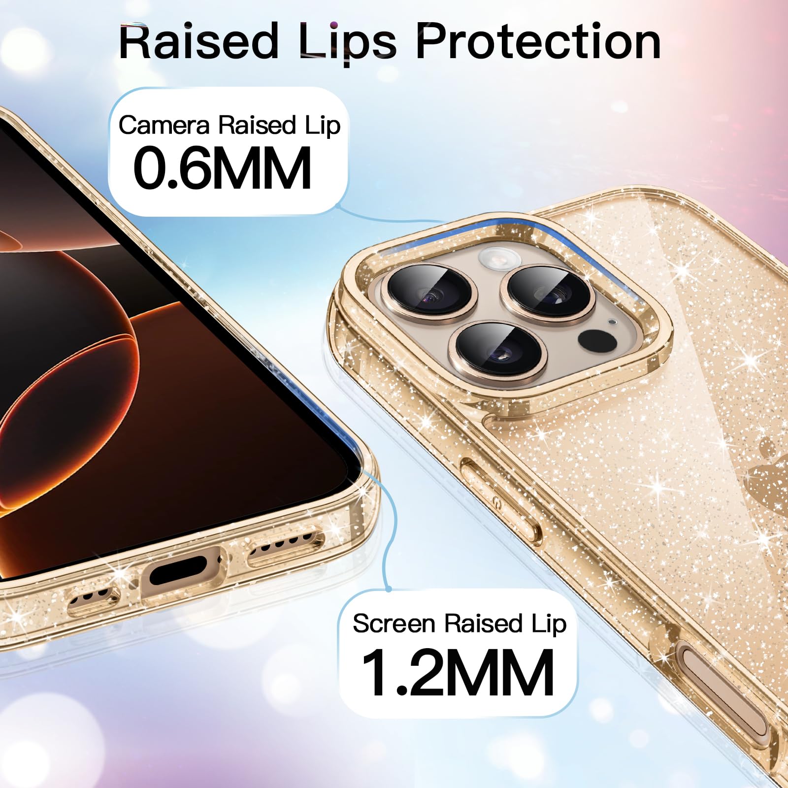 Amazon.co.jp: JETech iPhone 16 Pro 6.3インチ用 きらきら ケース