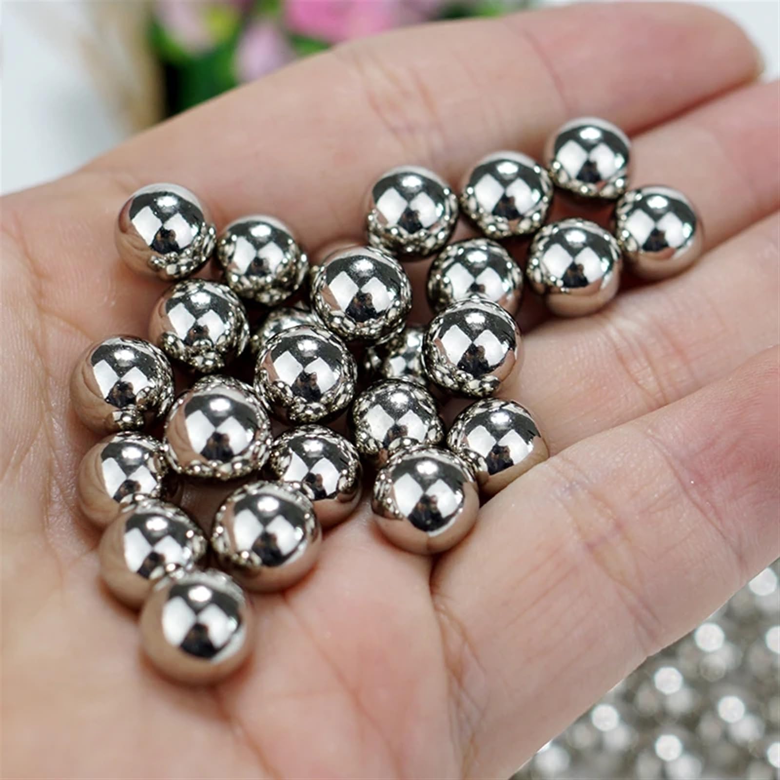 Assortiment de billes de roulement en acier, Lot de 2 billes lisses solides de haute précision de diamètre 21 mm, 22 mm, 23 mm, 24 mm, 25 mm - 30 mm, roulements à billes ronds en acier inoxydable 304(