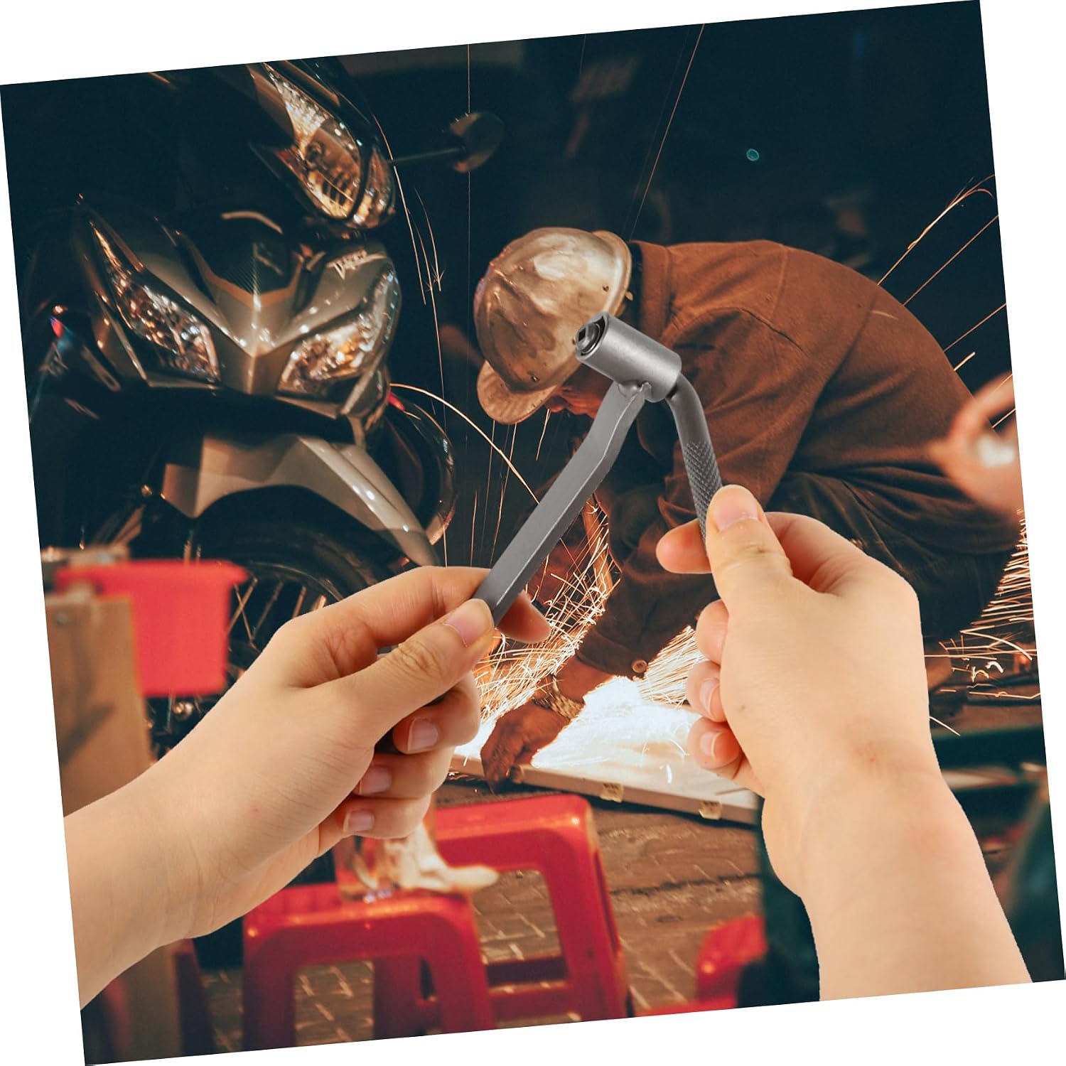 Motorcycle Engine Valve Wrench M8 M9 M10 Valve Lash Adjuster Essential Motorcycle Repair Tool