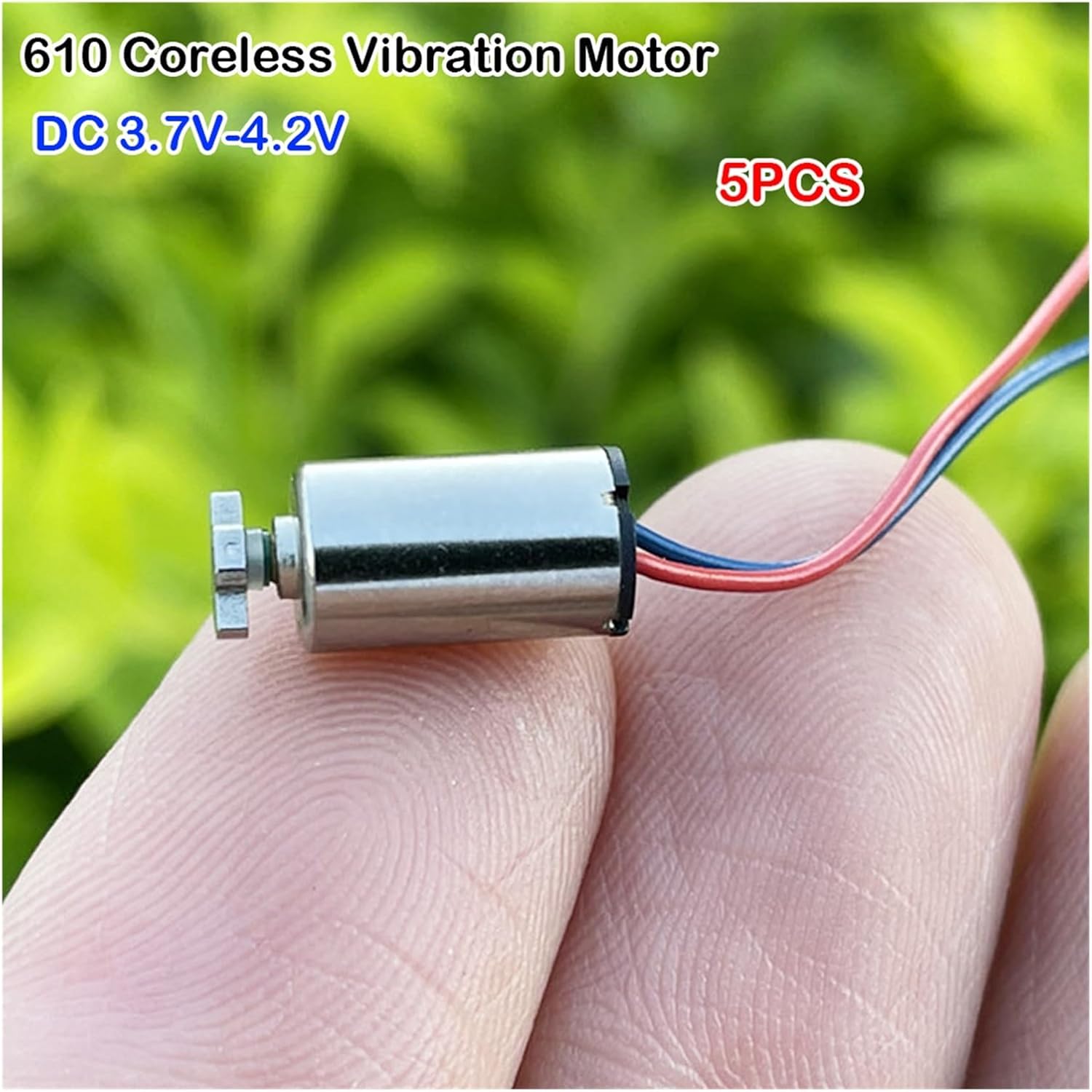 5 Pack Electric Toothbrush Motor Powerful Vibration DC 3.7V-4.2V Micro 610 Coreless Motor Beauty Instrument Vibrator