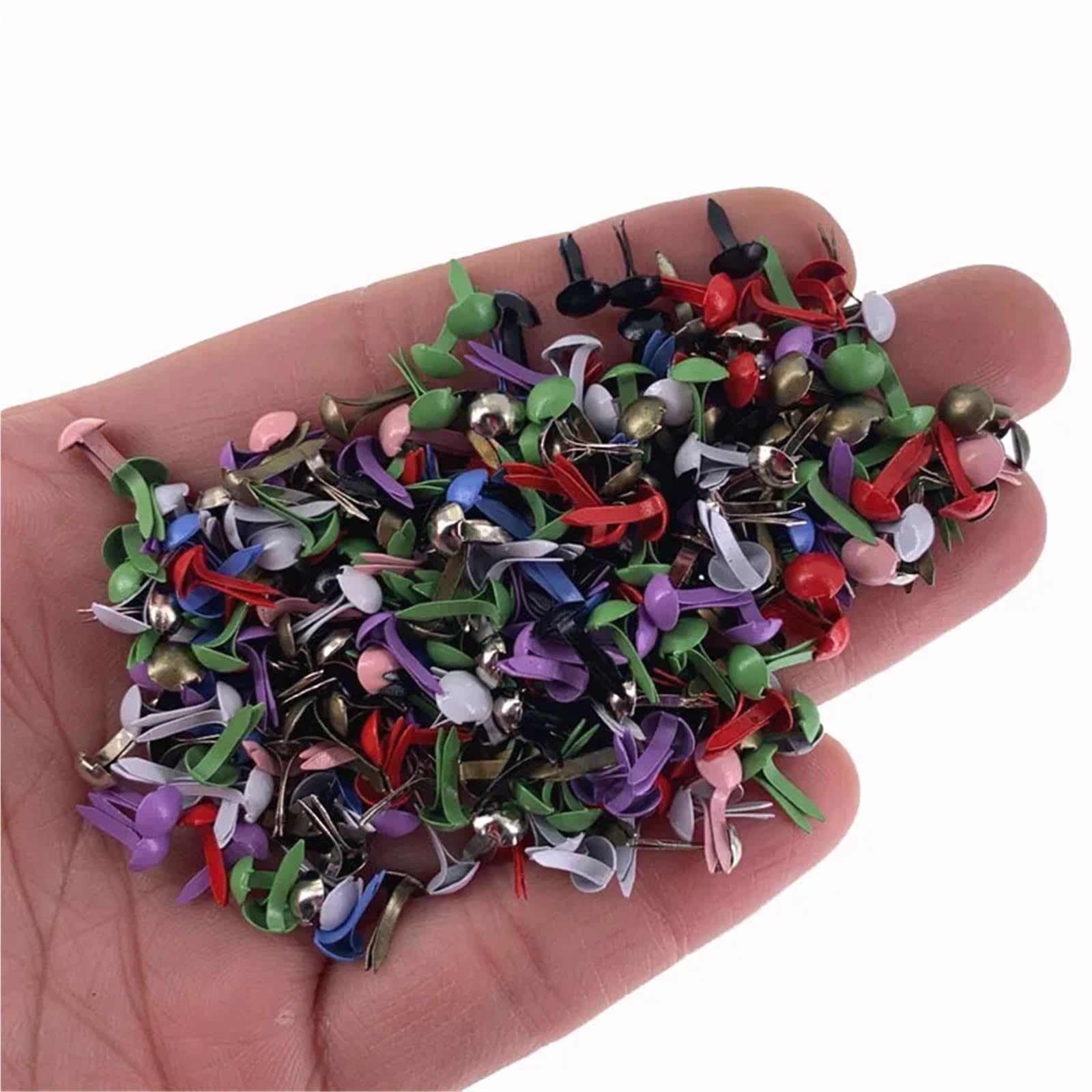 Splinten, 2000 Stück, 0,5 cm, Eisen, rund, Metall, Mini-Klammern für Scrapbooking, Zubehör, Verzierung, Befestigung, DIY, handgefertigte dekorative Brads, Bronzefarben