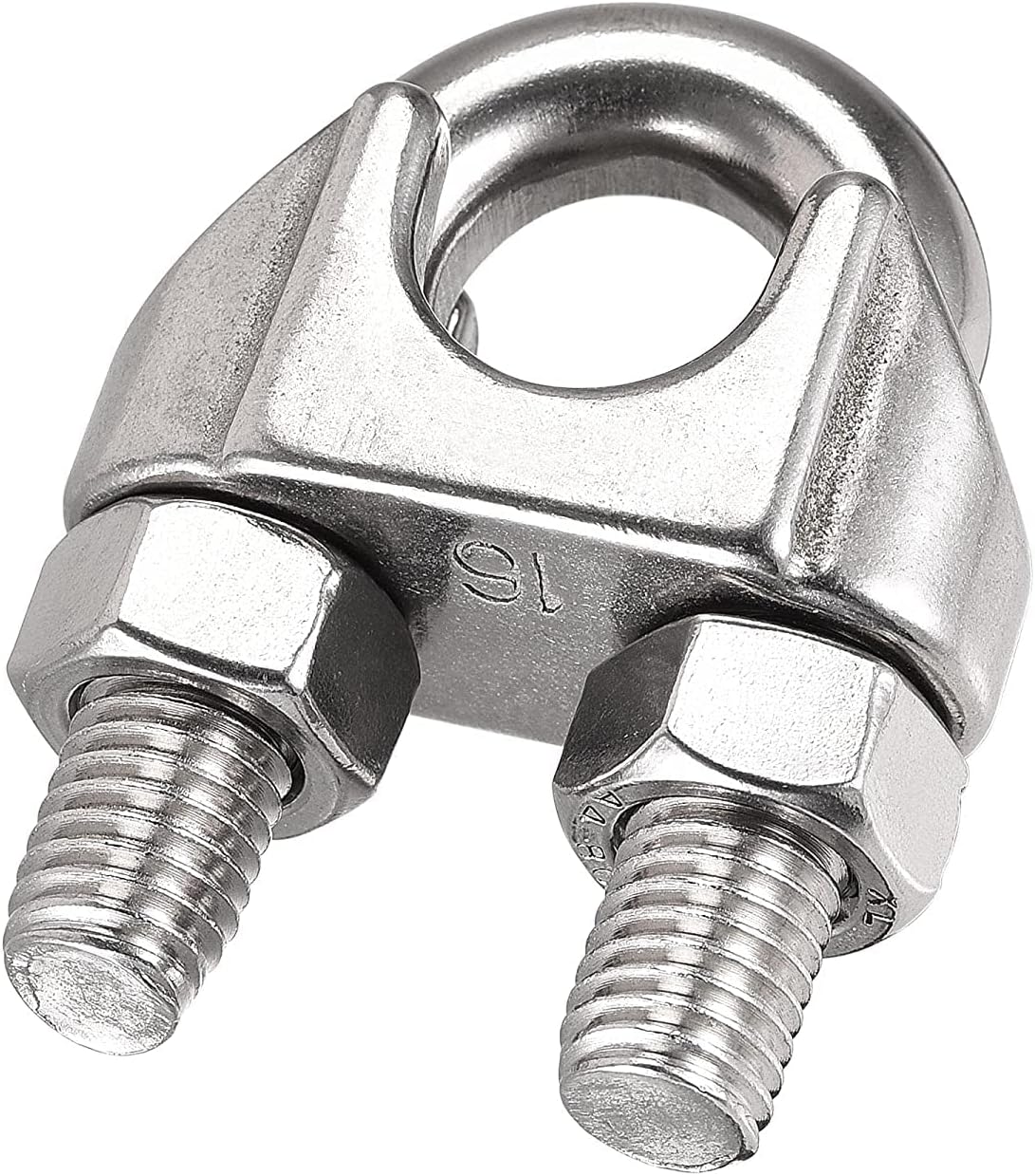 12 Colliers De Serrage M10 En Acier Zingué Pour Câble Métallique - Idéal Pour Tente, Garde-corps, Fixation De Bâche
