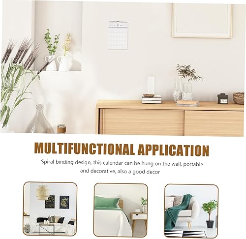 Miniatura 5 de STOBOK Wall Mounted Calendar 2023-2024 Hanging Calendar Holiday Hanging Calendar Room Hanging Calendar 16 Month Calendar 2024 Wall Calendar Monthly