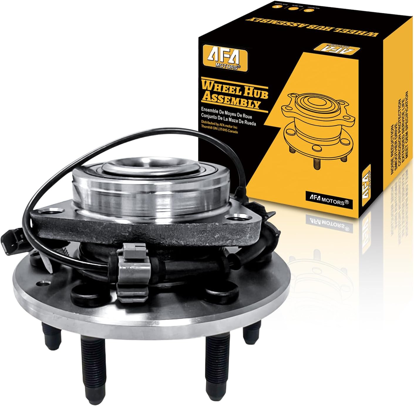 515160 Front Wheel Bearing and Hub Assembly Replacement for Chevrolet Suburban Tahoe Silverado,Cadillac Escalade XTS,GMC Sierra Yukon Hub Bearing Assembly 4WD w/ABS 6 Lug