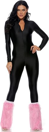Forplay Metallic Furry Legwarmers