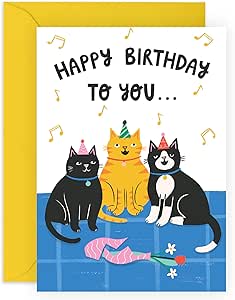 Prntable Brthday Card Funny Brthday Card Happy Brthday From Cat, - Etsy - View #2