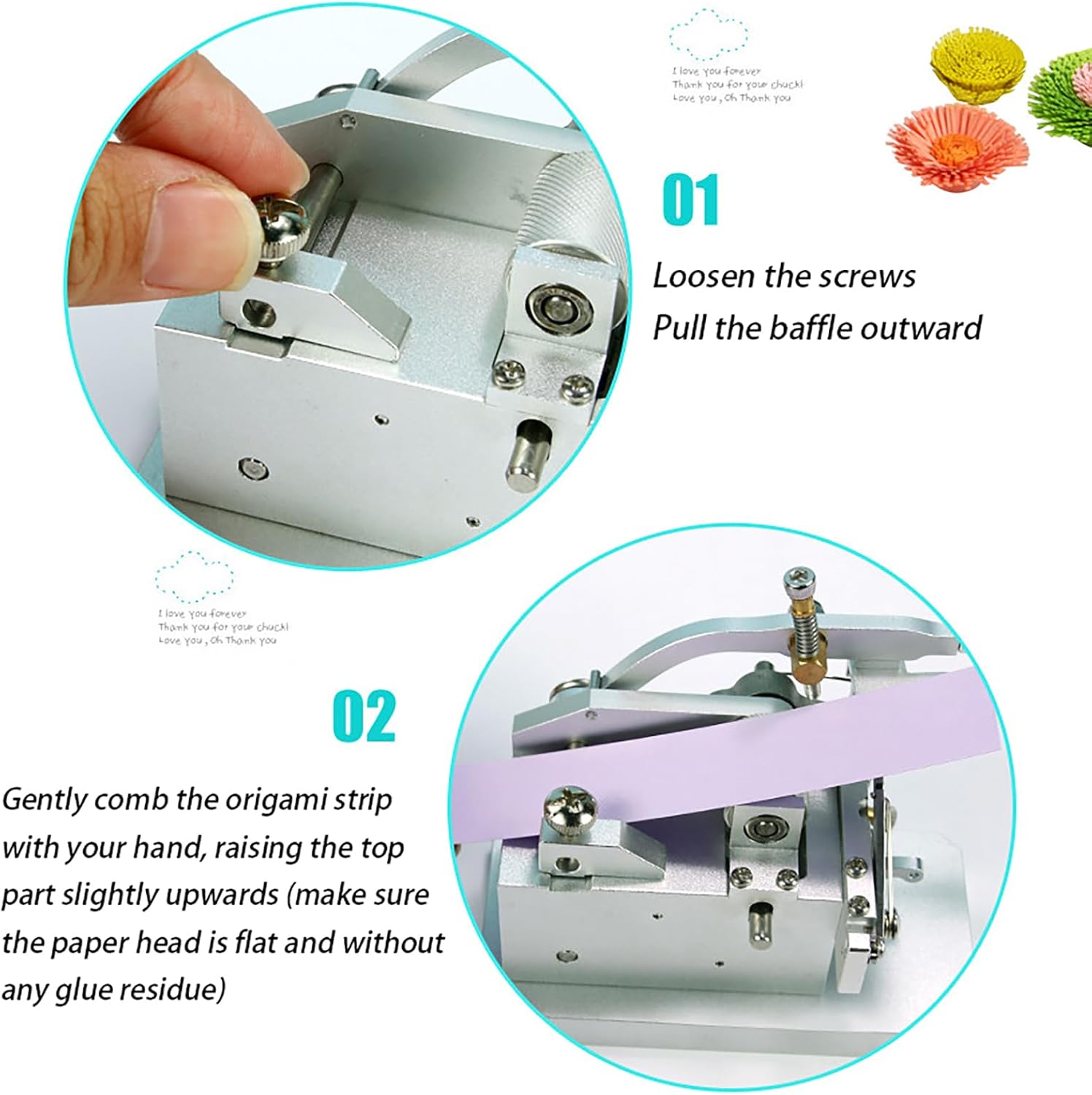 Paper Art Tassel Machine, DIY Manual Paper Quilling Machine with Paper Feeding Delay, Cutting Width 5-20mm and Tassel Width 0.3mm to 4mm, Scissor Cutting, for Handmade Gifts, Craft Projects