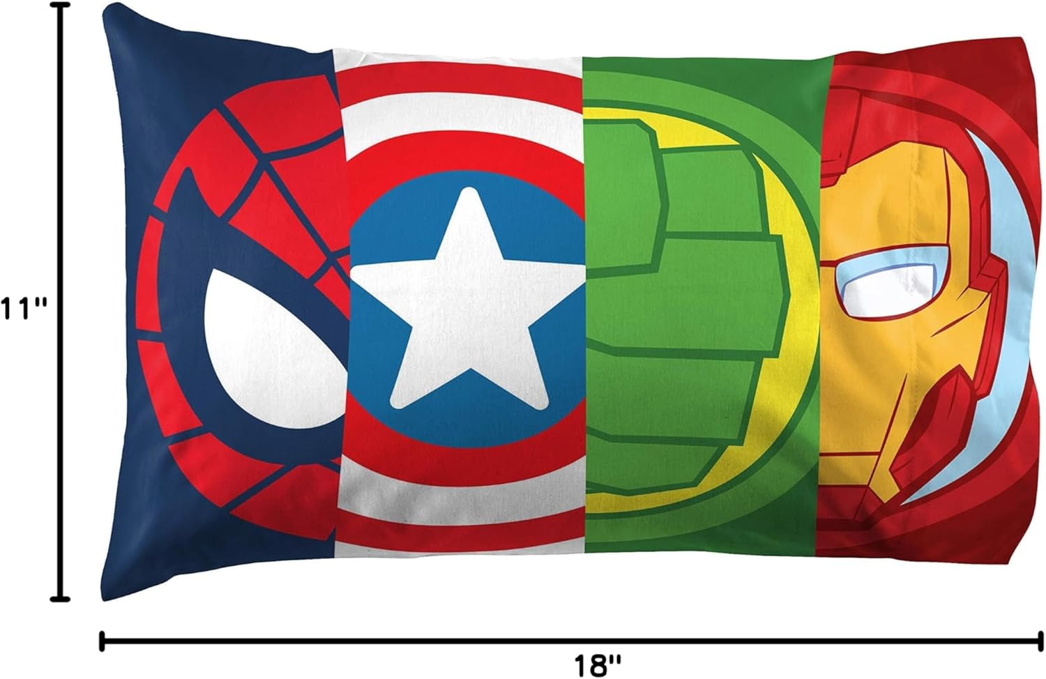 Jay Franco Toddler Hulk Pillow Buddy 3-Piece Bundle-Includes Pillow Buddy, Pillowcases