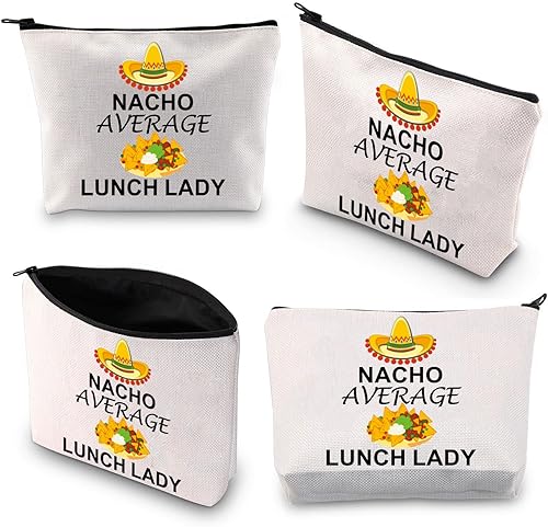 Miniatura 7 de BDPWSS Almuerzo Señora Cosméticos Bolsa Almuerzo Señora Regalo de Apreciación Para Almuerzo Personal Almuerzo Ayudante Cafetería Trabajador Bolsa,
