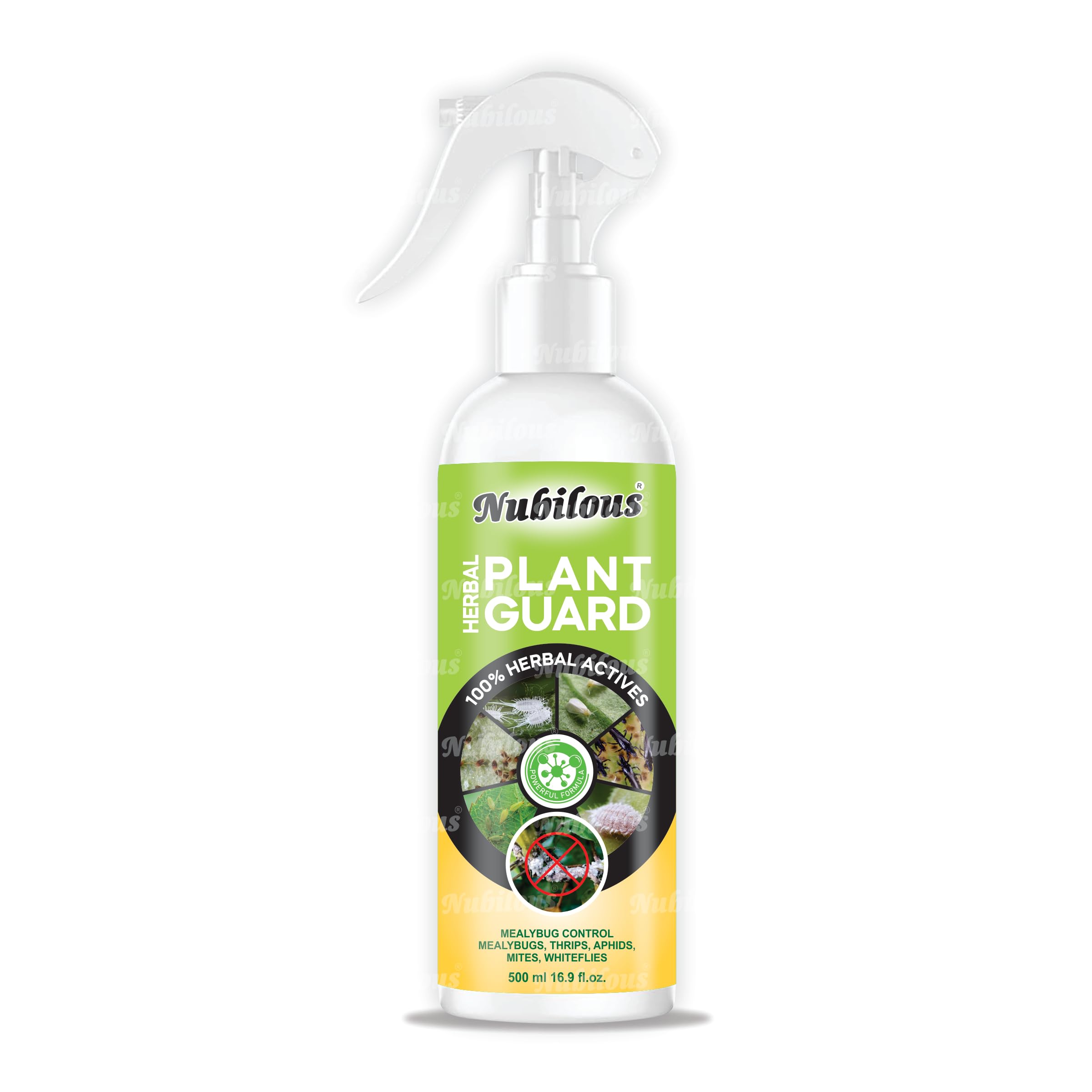 Sponsored Ad - Nubilous 500 ML Plant Guard | Ready to Use Organic Cold Pressed Pure Neem Oil Spray for Indoor and Outdoor Plants | Removes Mealybugs, Fungus and Other Pests from Plants