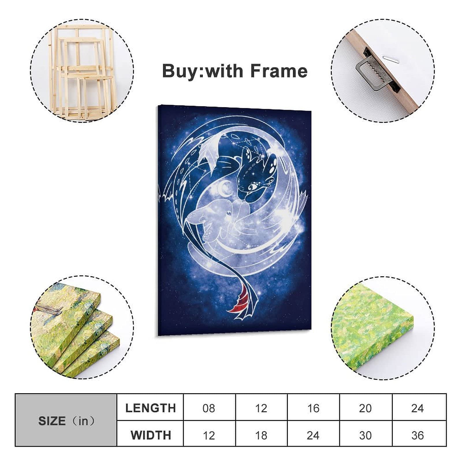 Atmosphere Elektryczne niebieskie plakaty do pokoju płótno sztuka plakat i sztuka ścienna obraz druk nowoczesna rodzina sypialnia dekoracje plakaty 16 × 24 cale (40 × 60 cm)