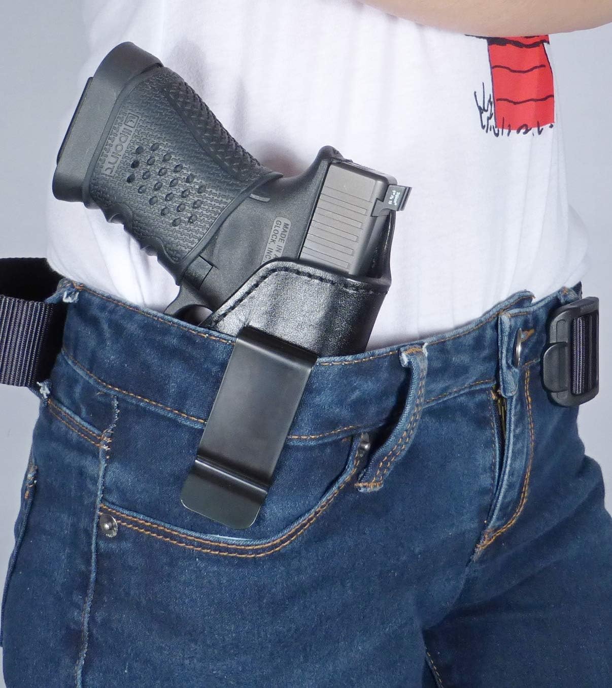 Tactical Scorpion Gear Full Grain Leather IWB Concealment Conceal Carry Gun Holster fits: Ruger LCR