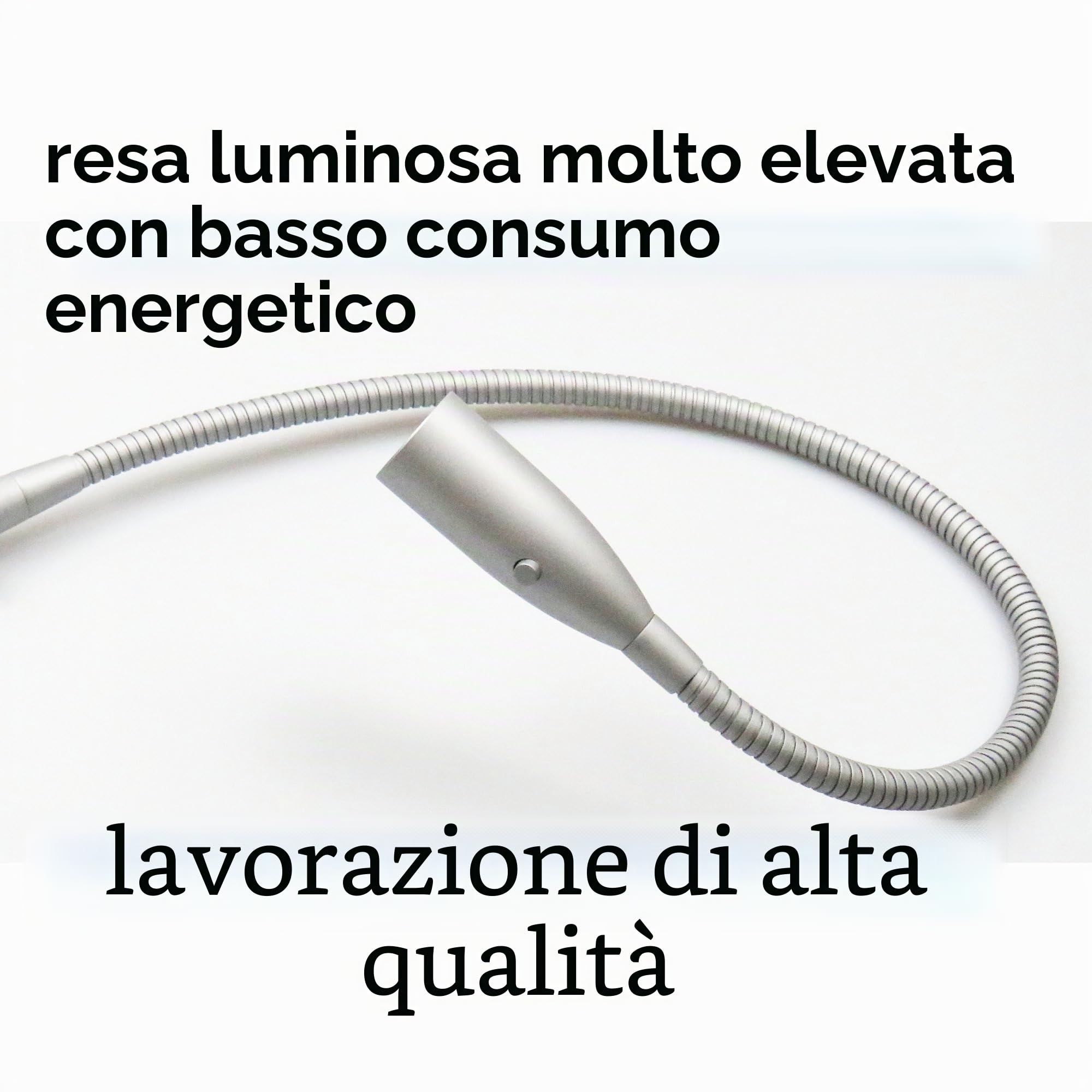 kalb Material für Möbel Lampada da letto a LED Lampada da lettura Lampada da comodino Lampada da letto luce da lettura, selezione: SET da 2 pezzi