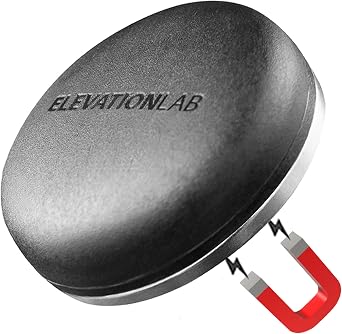 AirTag Magnetic Case Aero - TagVaultTM - The Aerodynamic AirTag Magnetic Case | Ultra-Strong Oversized Neodymium Magnet, Discreet, Easy Screw-On Design | Elevation Lab
