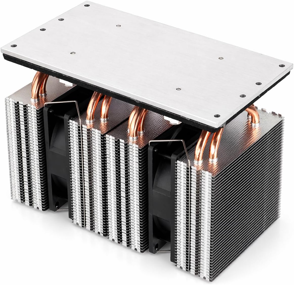 Luqeeg Thermoelectric Cooler, 12V 240W Peltier Cooling Module, Portable Semiconductor Refrigeration System, DIY Radiator Air Cooler Heat Sink for Aquarium Chiller, Hydroponics, Industrial Equipment