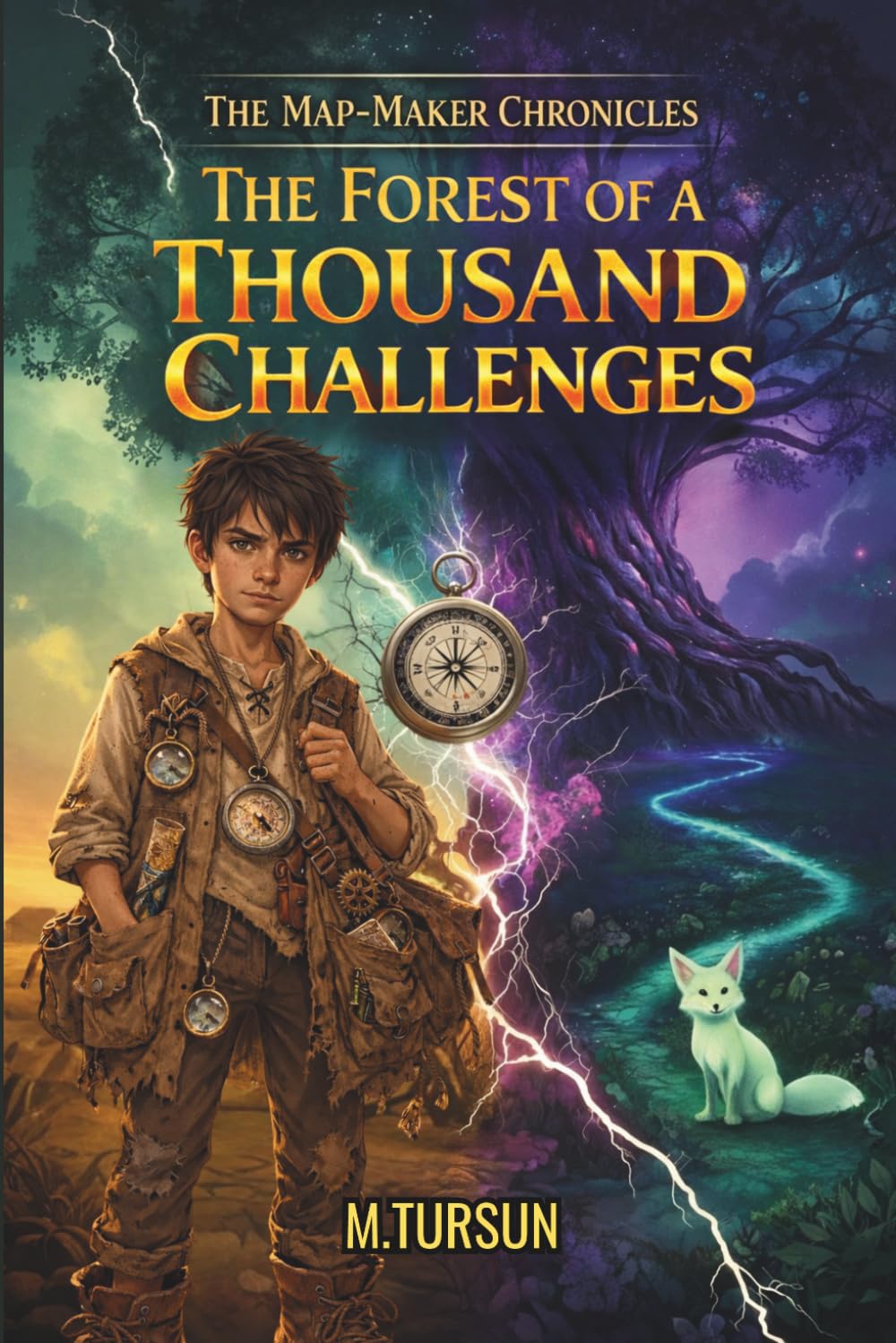 The Forest of a Thousand Challenges: An Adventure Book for Boys About Courage, Self-Discovery, and Resilience (The Map-Maker Chronicles)