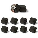 TAWBURY Watch Pillows - Pack of 8&comma; X-Small Cushions for 5&period;5 to 6&period;5-inch Wrists&comma; 2&period;2-inches Wide&comma; Compatible with our Bayswater 8 Slot Watch Boxes &lpar;Charcoal&rpar;