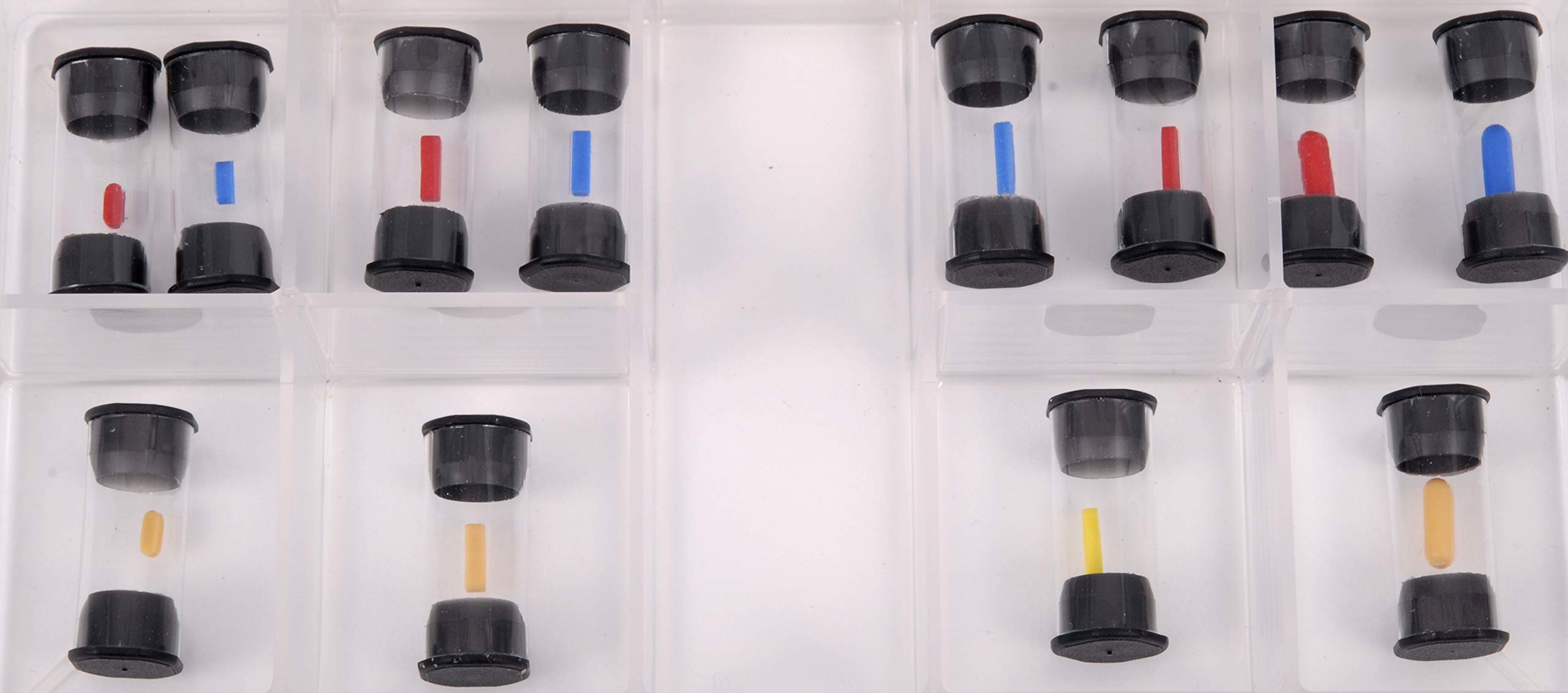 12 Colored Micro Spin Bar Assortment