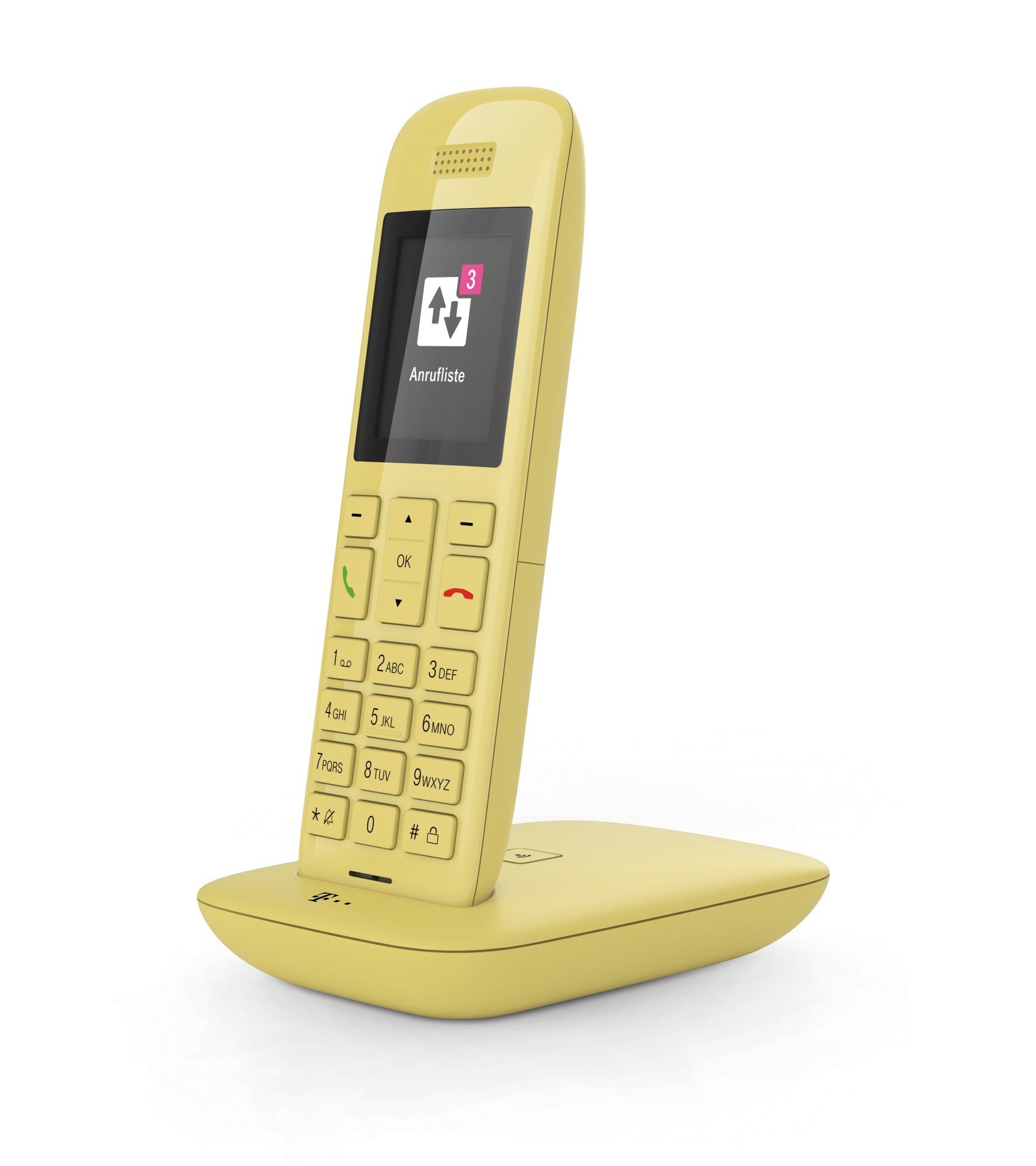 Telekom Speedphone 11 (mit DECT Basis - wahlweise nutzbar am IP Anschluss oder am analogen a/b Port) gelb