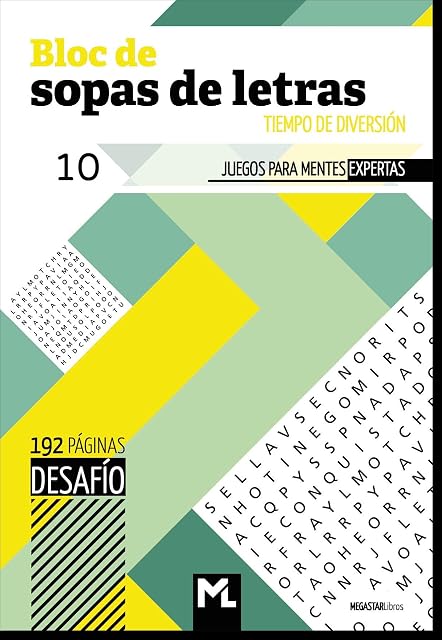 Portada de Bloc Sopas de Letras Desafio 10
