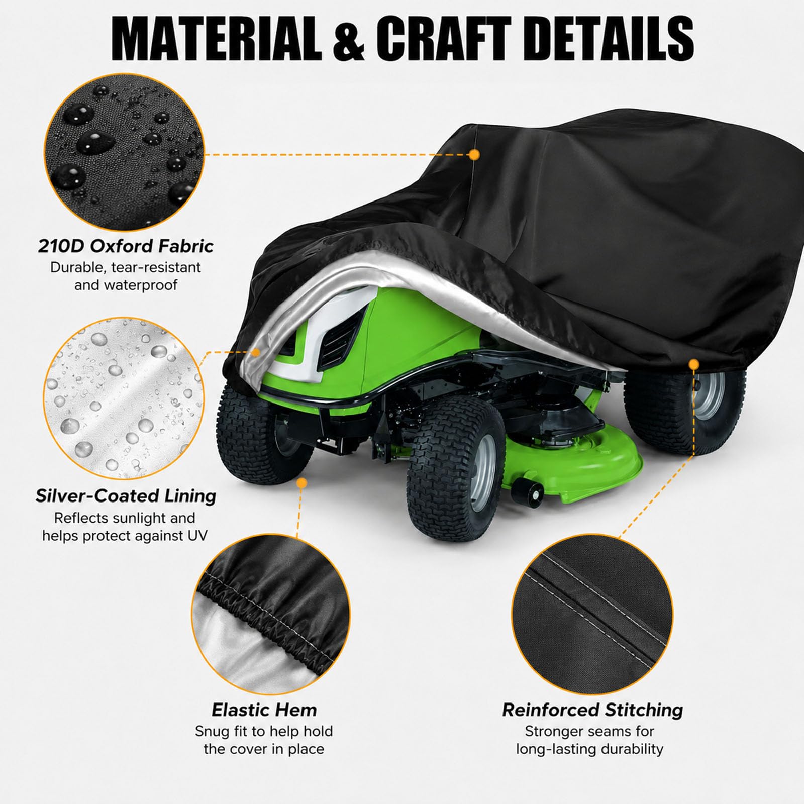 Copertura per Tosaerba Rider per STIGA Tornado PRO 9121 XWSY 2020-2021