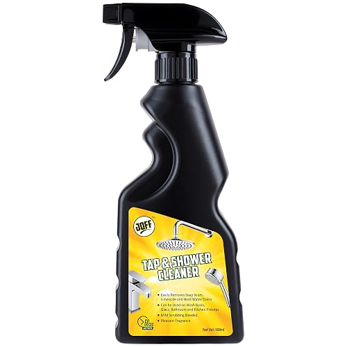 JOFF Tap & Shower Cleaner 500ml|Instantly Removes Limescale,Hard Water Stains & Soap Scum|Powerful Deep Cleaning for Sparkling Faucets & Showerheads Fast Action,Streak-Free Shine & Easy Use