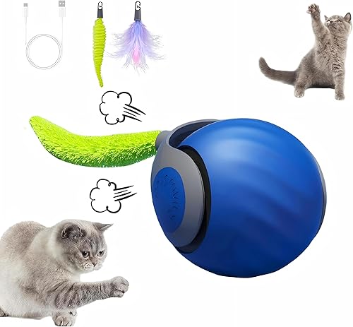 Miniatura 10 de Versión 3.0 2026 - Juguetes interactivos para gatos de interior, juguete automático para gatos, juguete interactivo para gatos, juguete interactivo