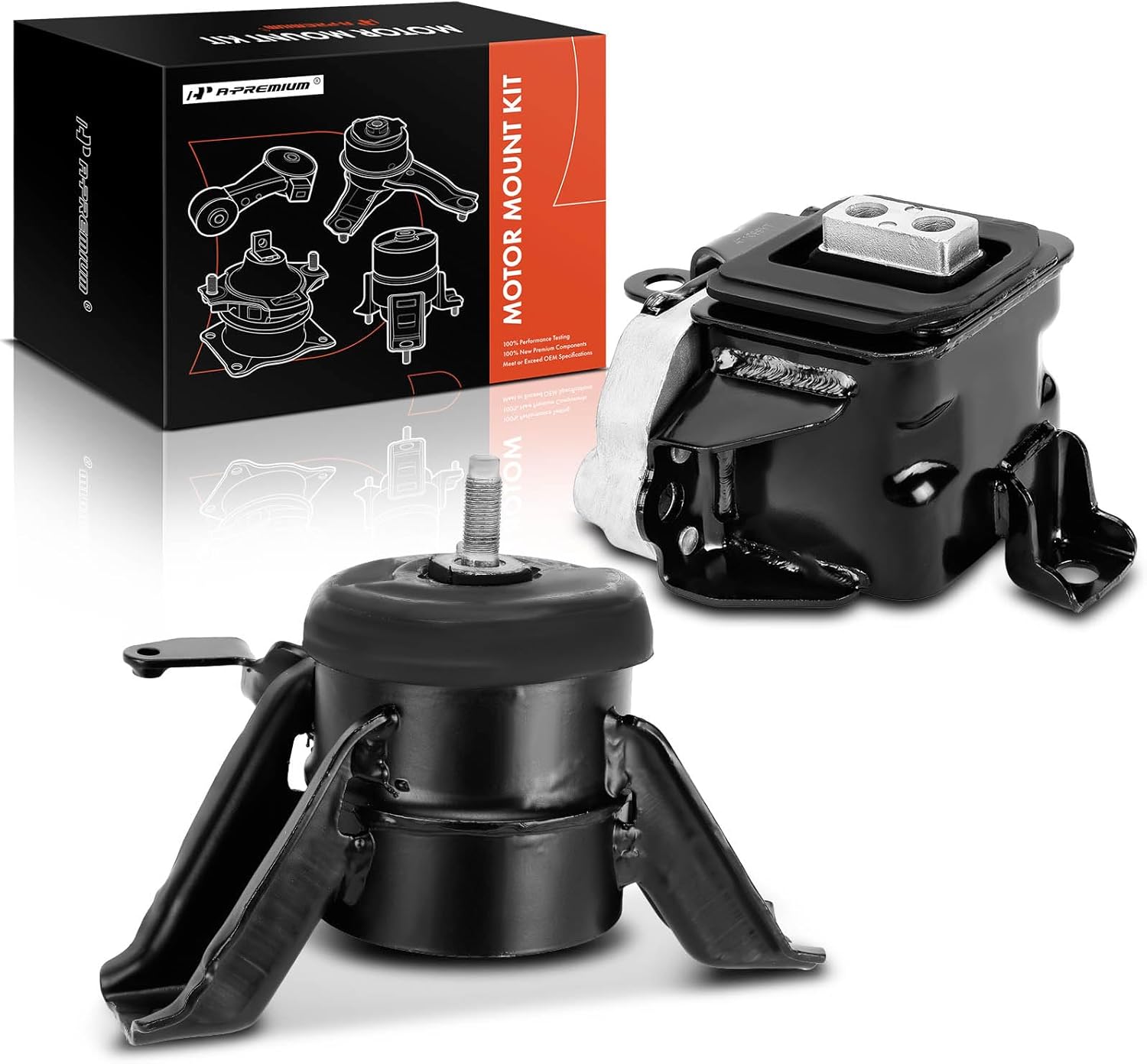 A-Premium Engine Motor Mount and Transmission Mount Kit Compatible with Hyundai Sonata 2015 2016 2017 2018 2.4L, Automatic Transmission, 2-PC Set, Replace# 21830C1170