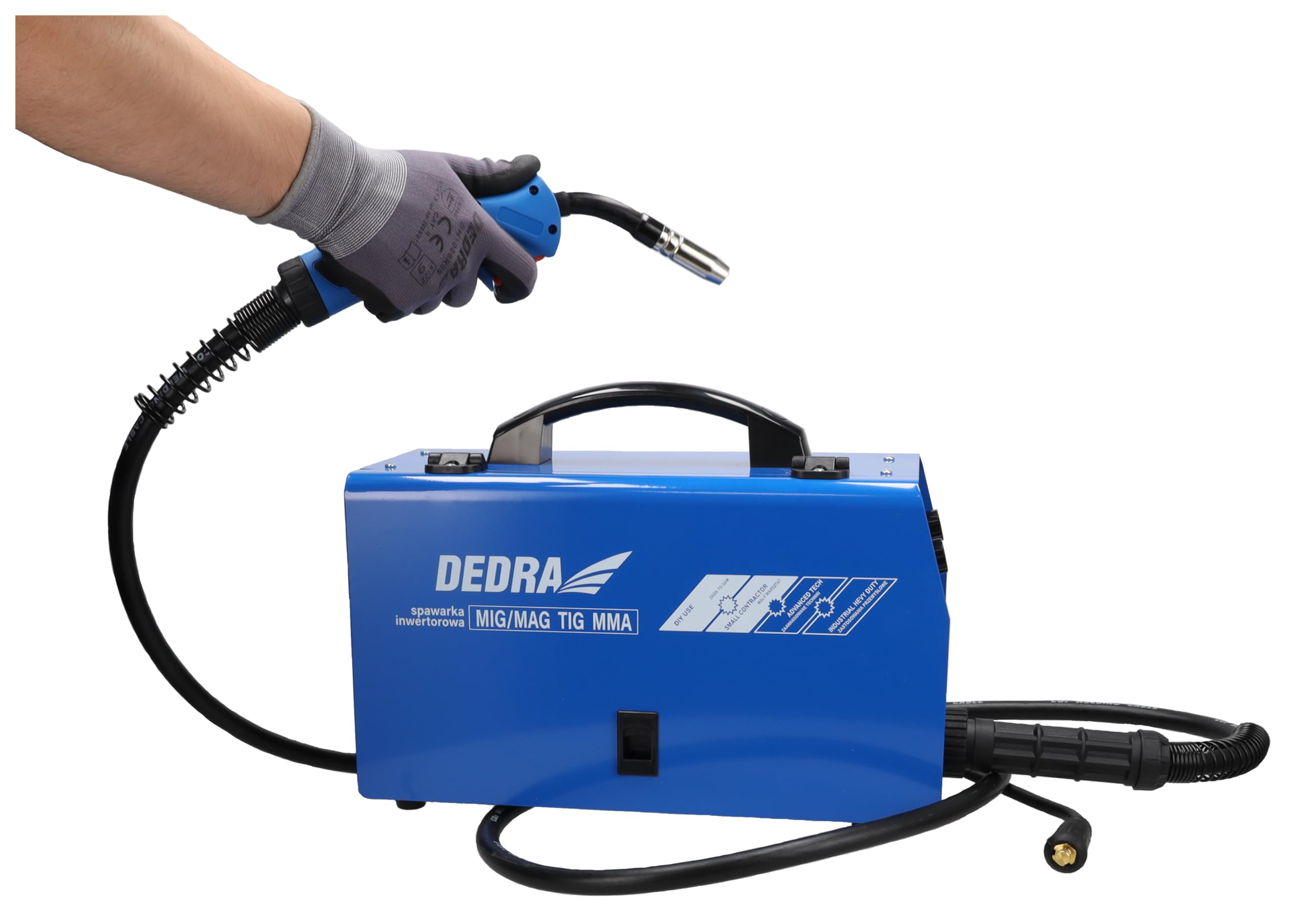 Poste à Souder Inverseur 200 A IGBT MIG/MAG, Fonction TIG et MMA, Portable et Puissant, Pour Atelier, Garage et Projets Métalliques GARDEN DEDRA DESMI201M