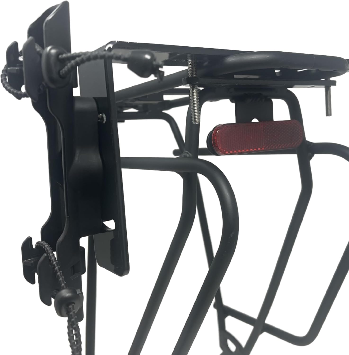 BiKase Fishing Rod Holder For EBike, Very Easy Mounting to Bike Cargo Rack