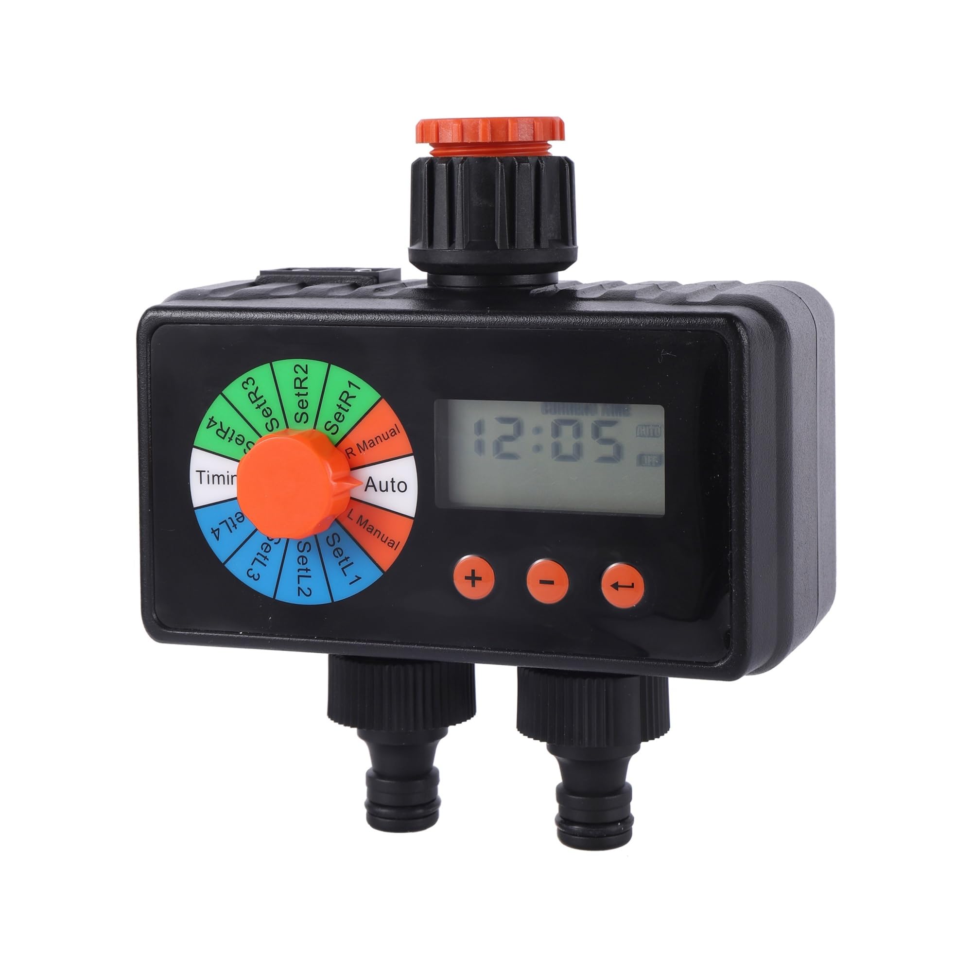 Sensore pioggia Uscita a 2 vie Timer for irrigazione Regolatore di irrigazione automatico intelligente Timer elettronico for irrigazione da giardino digitale