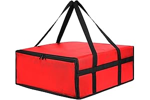 Foldable Pizza Storage Box - The Ultimate Insulated Pizza Carrier for Deliveries