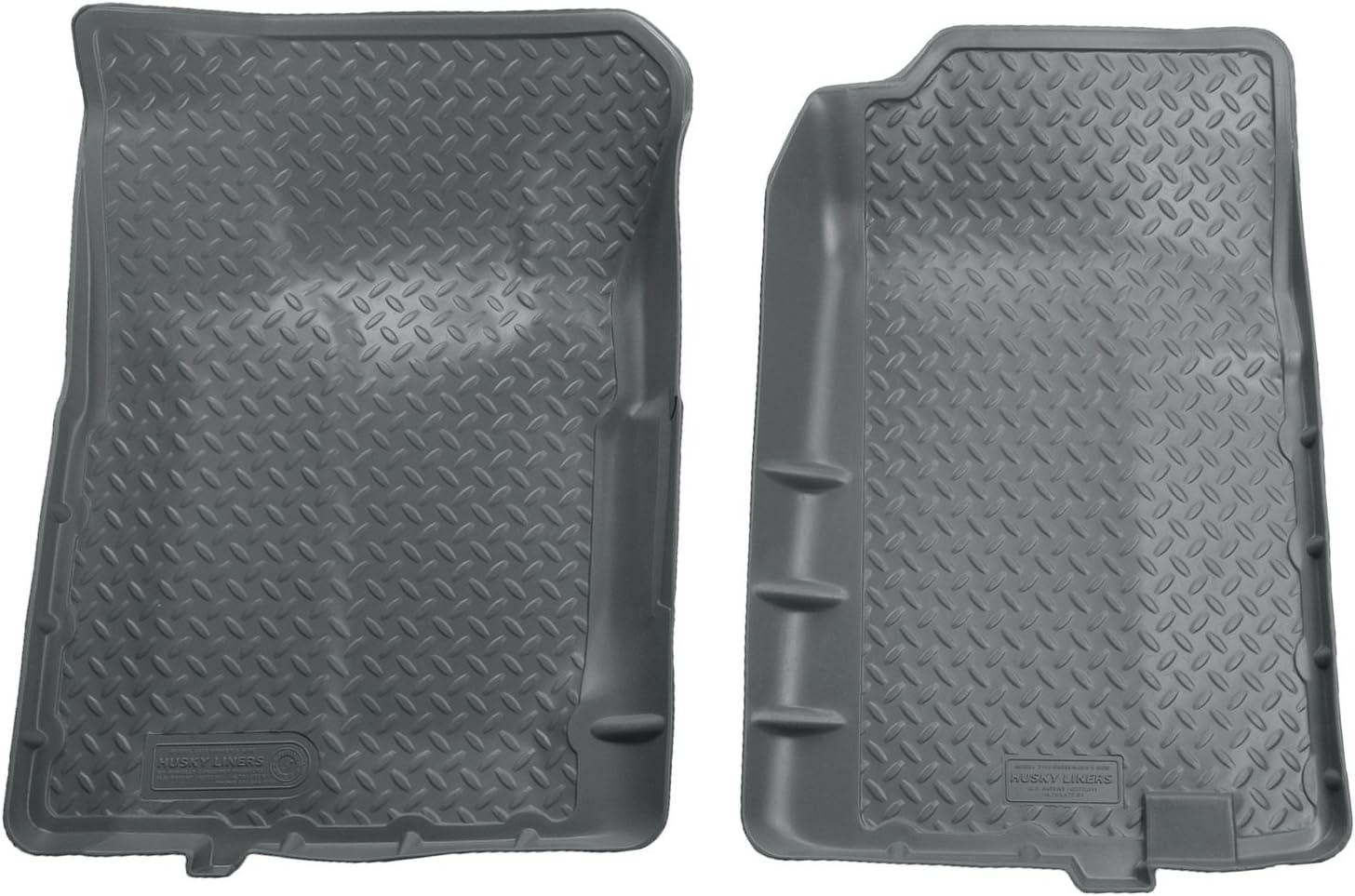 Black Friday Sale 2022 Husky Liners - 31102 Front Floor Liners Fits 92-94 Blazer, 88-99 C1500/K1500 Extended Grey