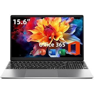 Jumper Laptop 15.6 Inch with Office 365, 4GB RAM 128GB Storage Expandable 1TB, 5205U Processor, Windows 11 Laptops Computer, HD Display, Wi-Fi 5, BT4.2, Type-C, Numpad, for Students and Business. - Amazon product rated Grade A