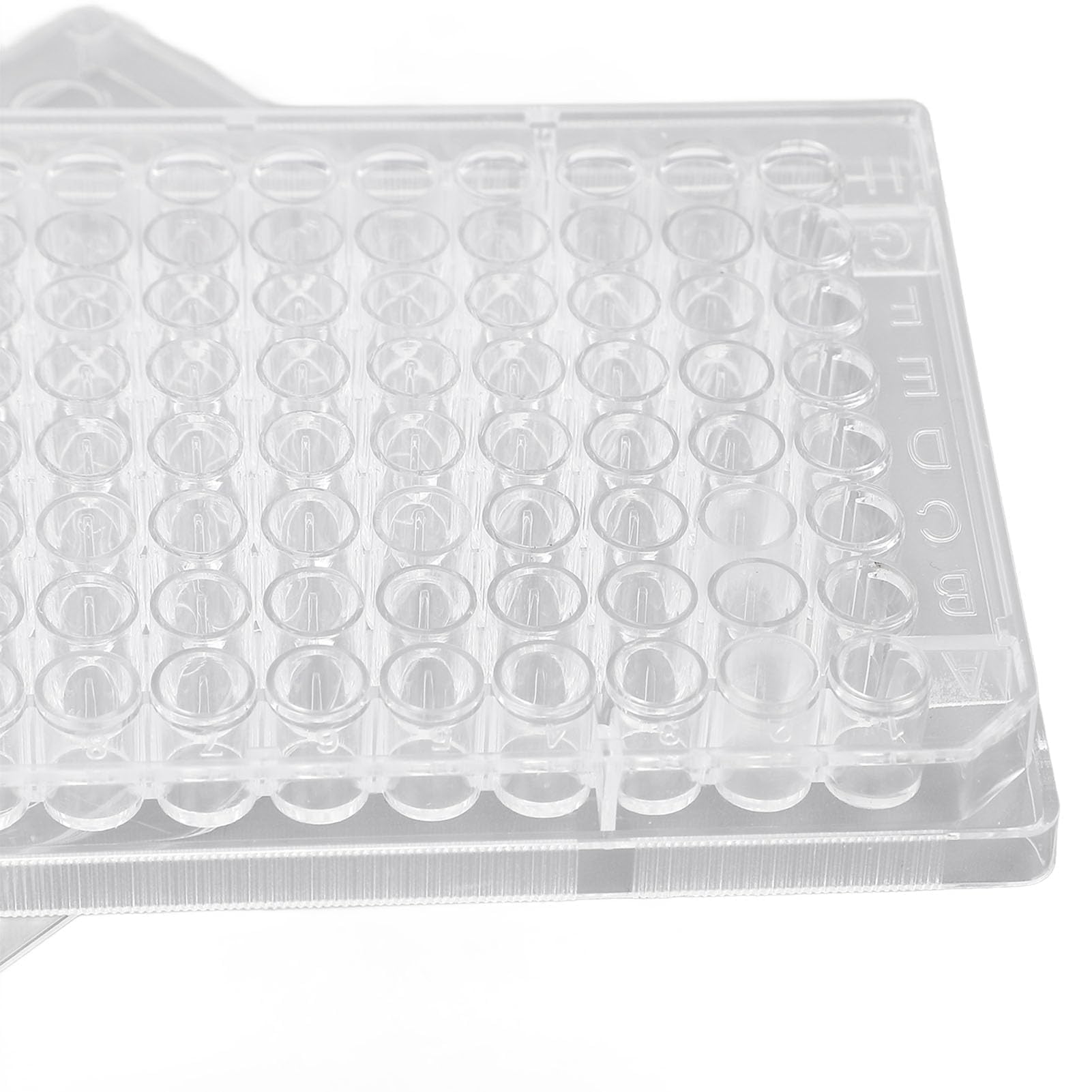 Plaque de Culture Cellulaire Stérile, 96 Puits, Fond Plat, Polystyrène Transparent, 10 Pièces, pour Laboratoire Biologique