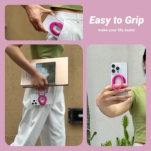 Miniatura 3 de Mindsky Soporte magnético de anillo para iPhone 14, 13, 12, accesorios Magsafe