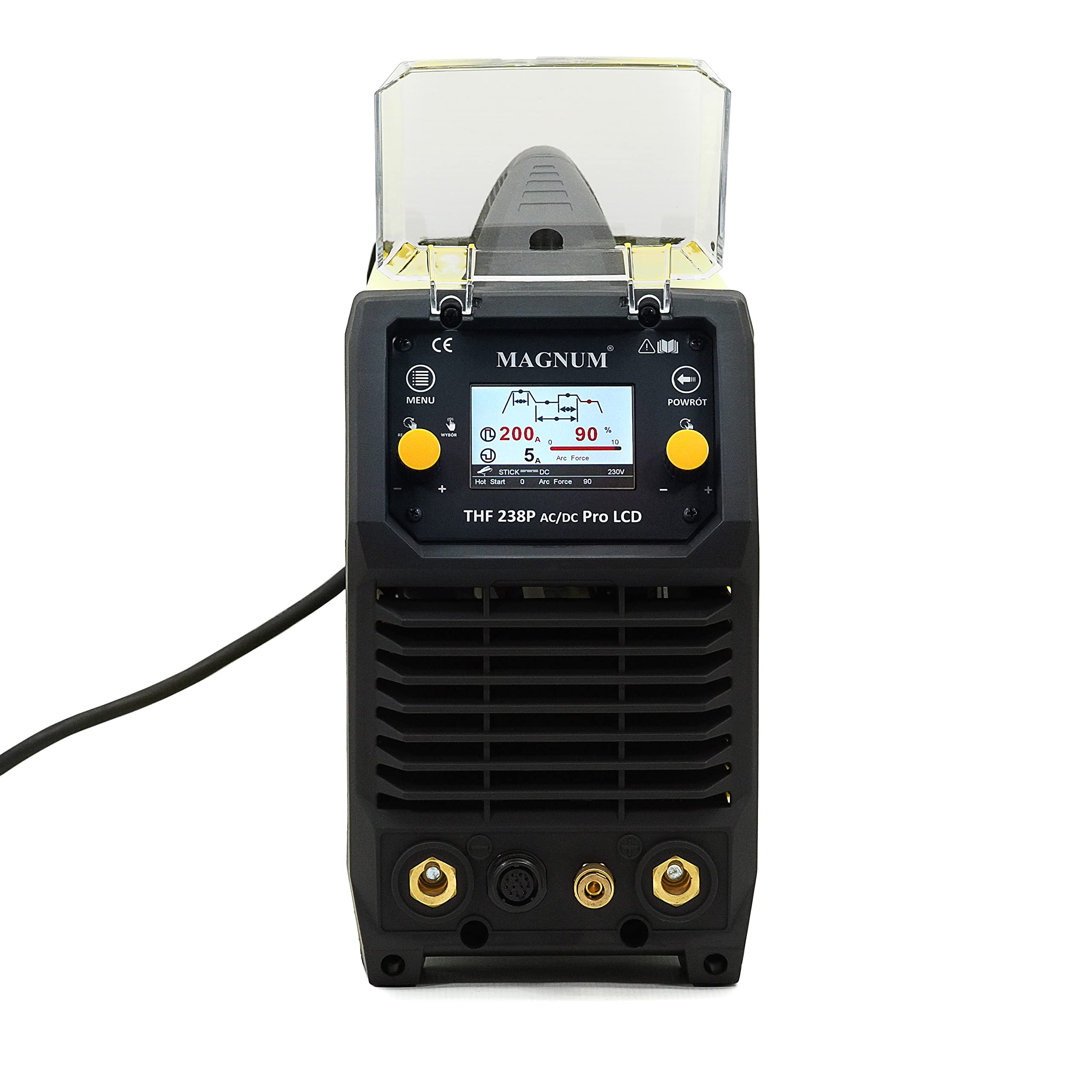Magnum WIG AC/DC PULS LCD Poste à souder inverter 200 A Machine à souder en aluminium