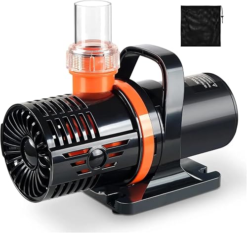 Sewage/Effluent Pumps 7500GPH Pond pump Submersible Water Pump high lift waterfall pump with barrier bag used as fountain outdoor for Koi Pond