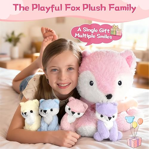 Vista 126 de Muiteiur Animal de peluche de tortuga marina, suave juguete de peluche con 3 bebés, vida marina de peluche azul para niños y niñas (azul)