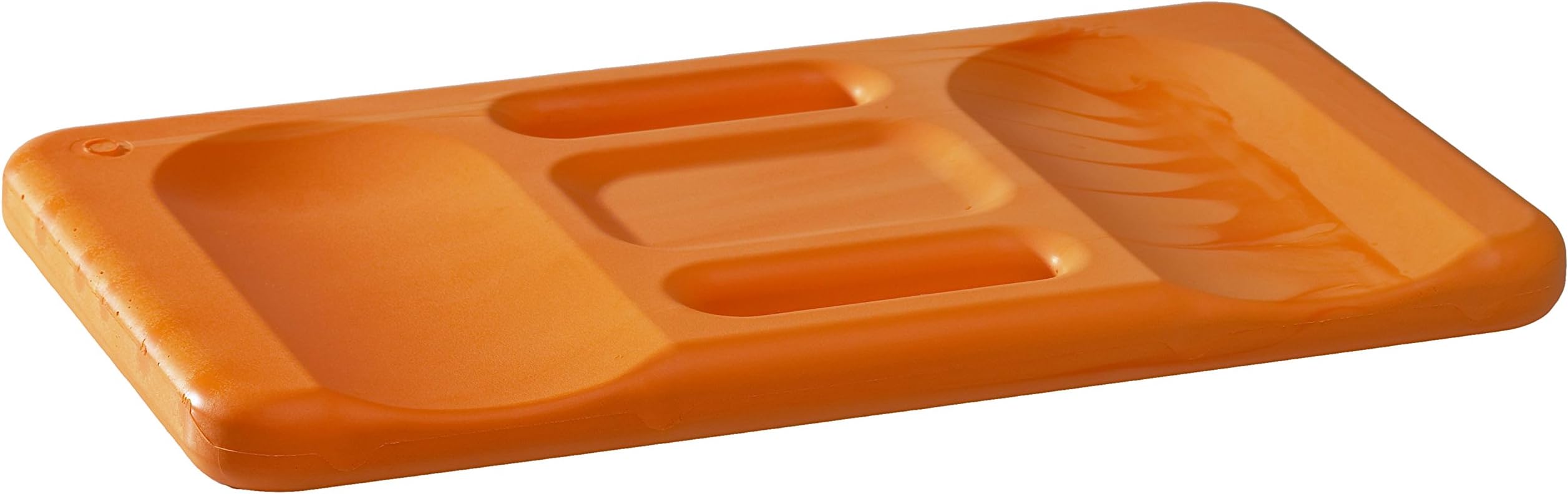 Kronen Hansa 367190 Ergo-Soft Mat Knee Cushion Size 24 x 44 cm Thickness 30 mm with Ergonomic Design and Practical Handle Orange